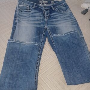 BKE Men's Bootcut Jeans - Blue